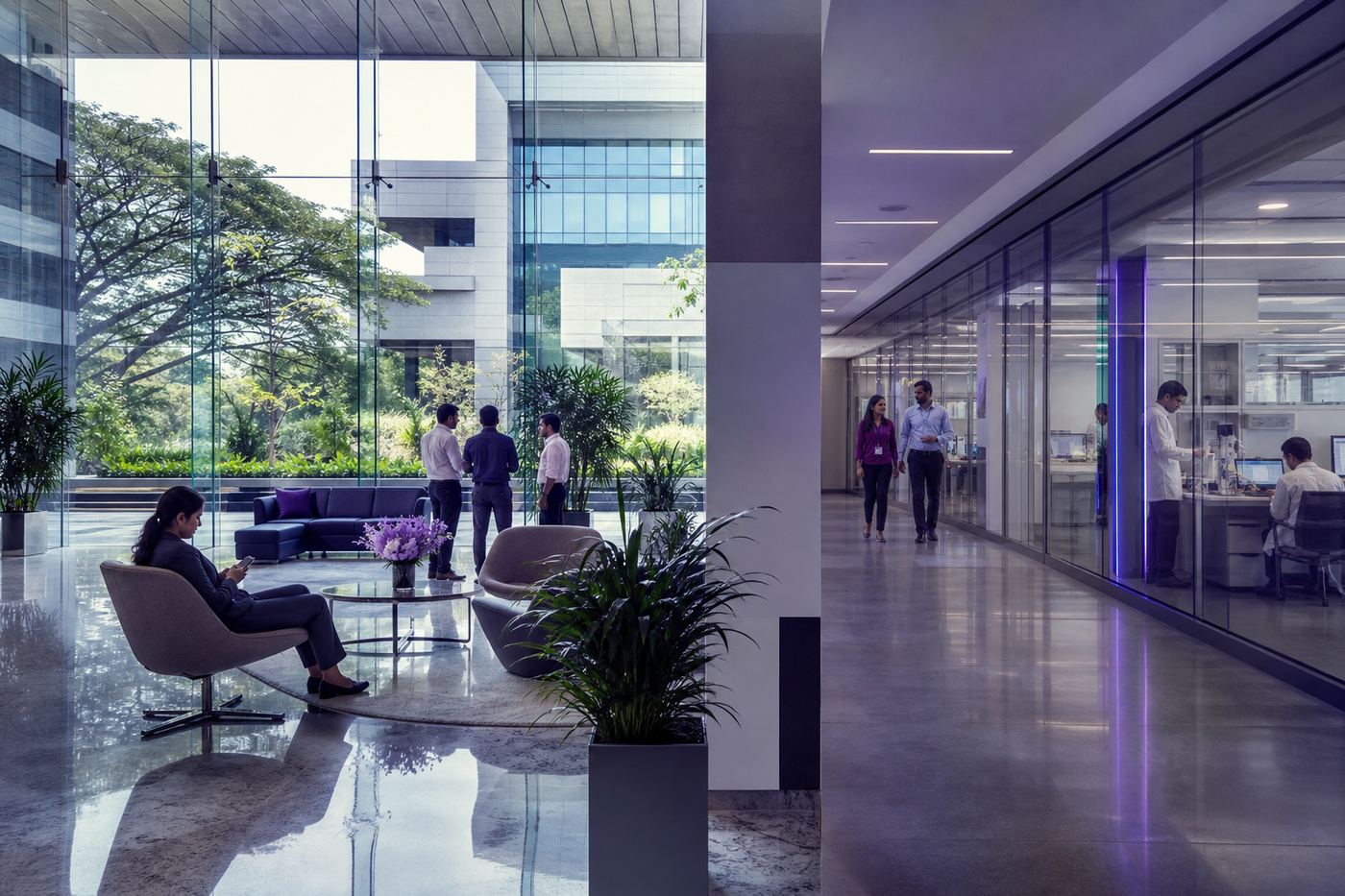 JKV Research technology campus at Olympia Technology Park, Guindy