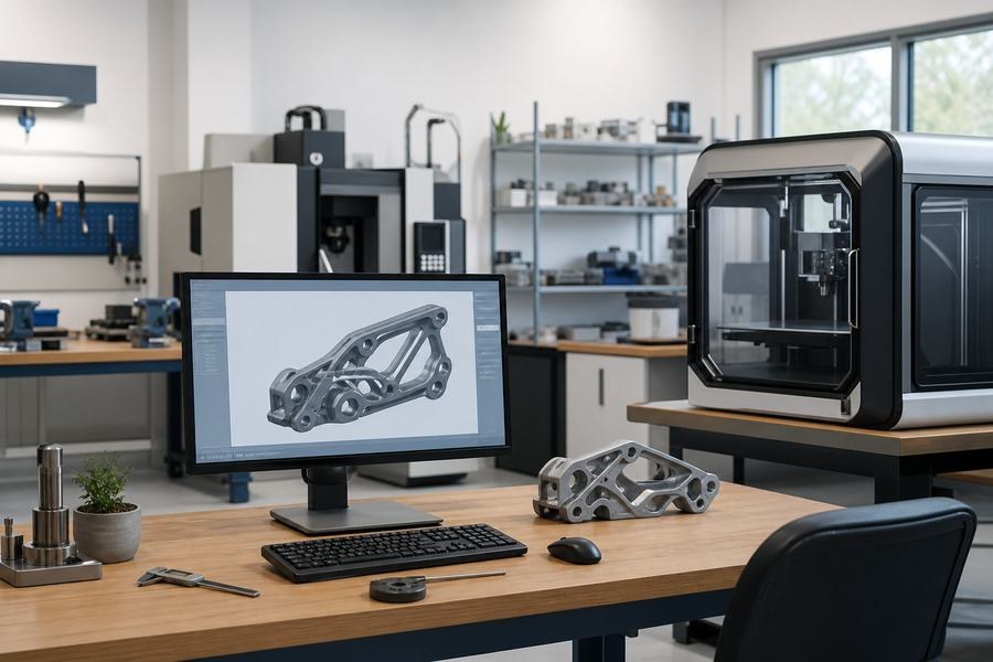 CAD CAM and product design lab practice