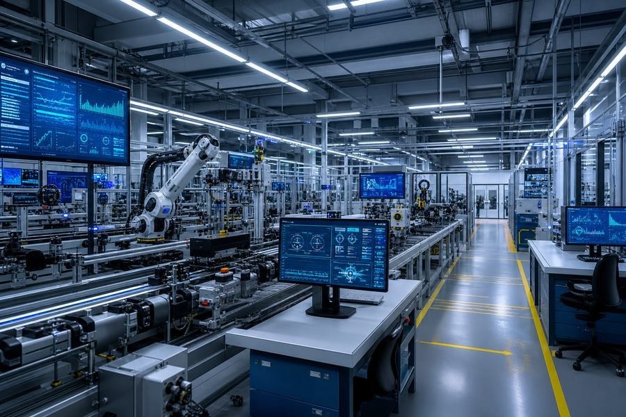 Smart factory digital manufacturing lab practice